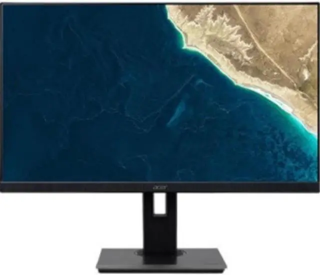 Alt view image 10 of 17 - Acer B277U 27" WQHD 2560 x 1440 2K 75Hz 4ms (GTG) 2xHDMI DisplayPort AMD FreeSync USB 3.0 Hub Built-in Speakers Backlit LED IPS Monitor
