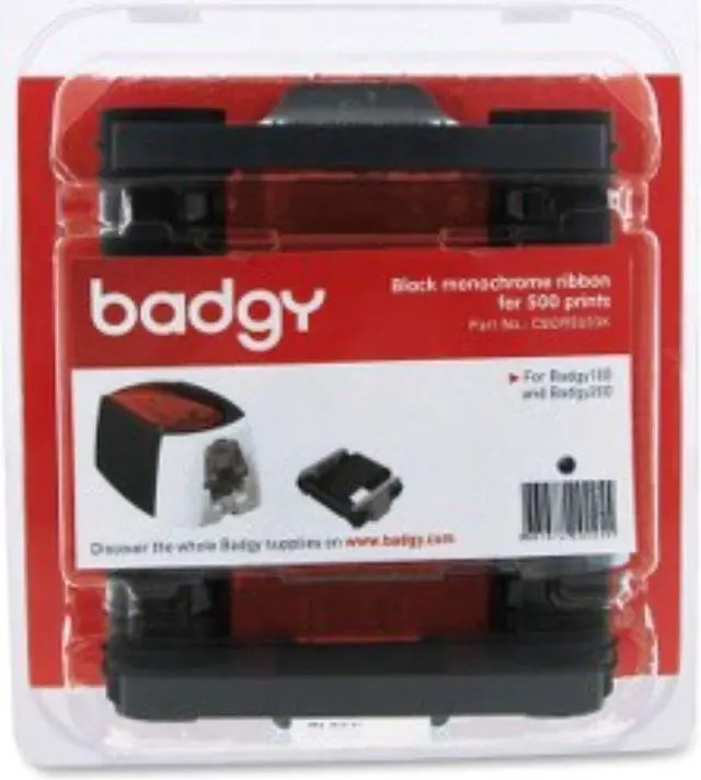 Main image of EVOLIS CBGR0500K BADGY100/200 BLACK RIBBON BLK