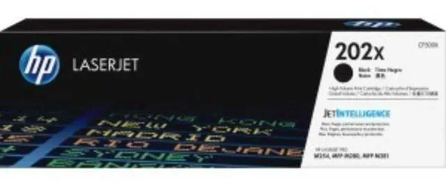 Alt view image 2 of 2 - HP 202X LaserJet High Yield Toner Cartridge - Black