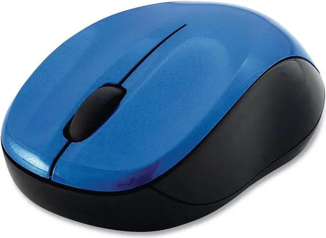 Alt view image 2 of 20 - Verbatim Ambidextrous Silent Wireless Blue LED Mouse Blue (VTM99770)