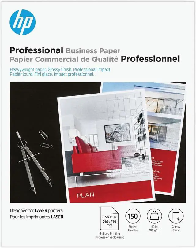 Alt view image 10 of 17 - HP Professional Business Glossy Brochure Paper 4WN10A