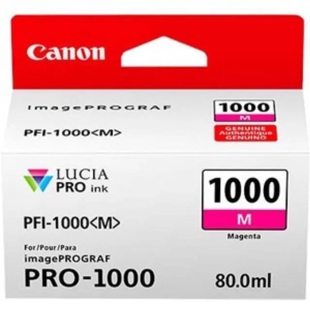 Alt view image 4 of 8 - Canon 0548C002 PFI-1000 Lucia Pro Ink Magenta
