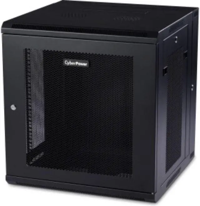 Alt view image 17 of 19 - CYBERPOWER CR12U51001 12U WALL MNT RACK