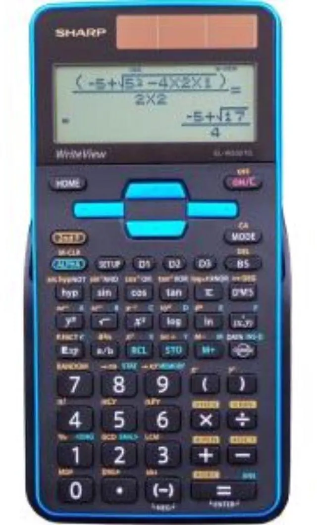 Alt view image 7 of 11 - Sharp EL-W535TGBBL Scientific Calculator 16-Digit LCD ELW535TGBBL