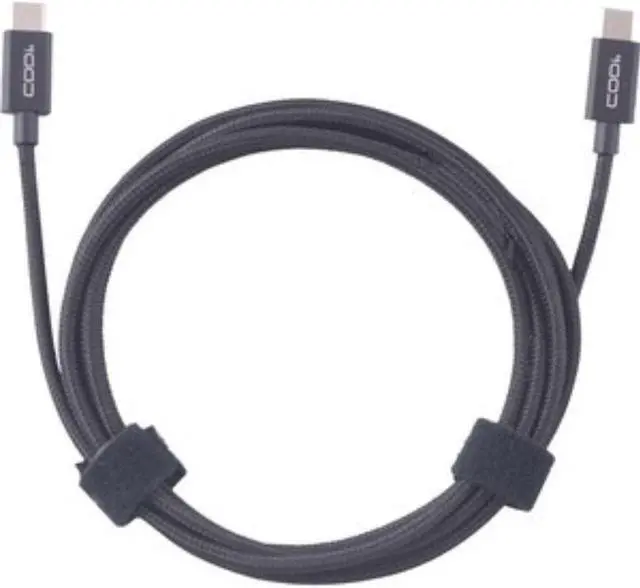 Alt view image 3 of 10 - Codi 6' Braided Nylon USB-C to USB-C Charge & Sync Cable