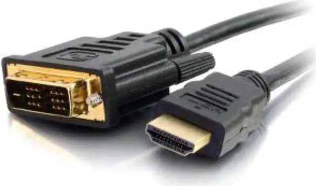 Alt view image 6 of 7 - C2G 42513 C2G 0.5m HDMI to DVI-D Digital Video Cable - HDMI/DVI for Audio/Video Device - 1.64 ft - 1 x DVI-D (Single-Link) Male Digital Video - 1 x HDMI (Type A) Male Digital Audio/Video - Shielding -