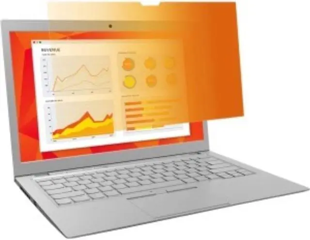 Alt view image 10 of 20 - 3M Frameless Gold Privacy Filter for 15.4" Widescreen Touch MacBook Pro 16:10
