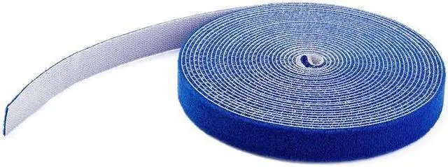 Alt view image 2 of 2 - StarTech.com HKLP25BL Hook and Loop Tape - 25 ft. - Reusable Adjustable Cable Ties - Blue (HKLP25BL)