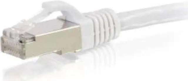 Alt view image 3 of 3 - C2G 00920 7FT CAT6 SNAGLESS SHIELDED (STP)ETHERNET NETWORK PATCH CABLE - WHITE