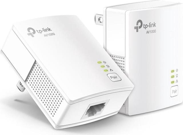 Alt view image 17 of 20 - TP-Link AV1000 Powerline Starter Kit (TL-PA7017 KIT) - Gigabit Port, Plug&Play, Ethernet Over Power, Nano Size, Ideal for Smart TV, Online Gaming, Wired Connection Only