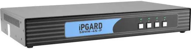 Alt view image 2 of 3 - BLACK BOX SS4P-SH-DVI-UCAC SECURE KVM SWITCH, NIAP 3.0 CERTIFIED - 4-PORT, SINGLE-MONITOR, DVI-I, PS2, USB,