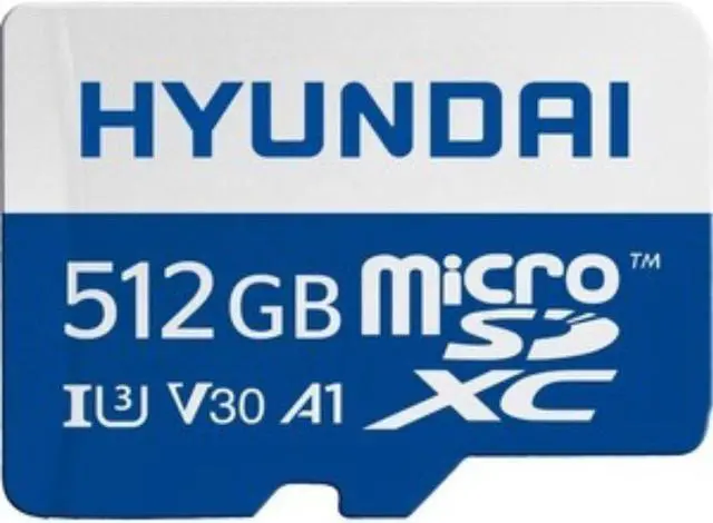Alt view image 4 of 11 - Hyundai MicroSD 512GB U3 4K Retail w/Adapter