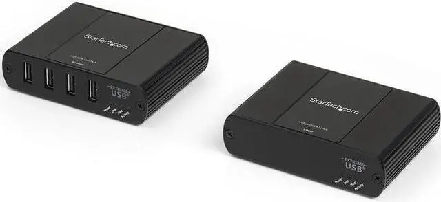 Main image of StarTech 4 Port USB 2.0 Ethernet Extender USB2G4LEXT2NA