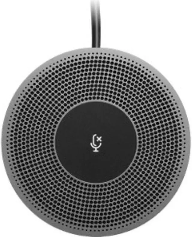 Alt view image 4 of 11 - Logitech Expansion Mic for MeetUp, Plug-and-Play, Indicator Lights, Microphone Type Mono, Wideband, Noise Canceling, PC/Mac/Laptop/Macbook/Tablet - Black