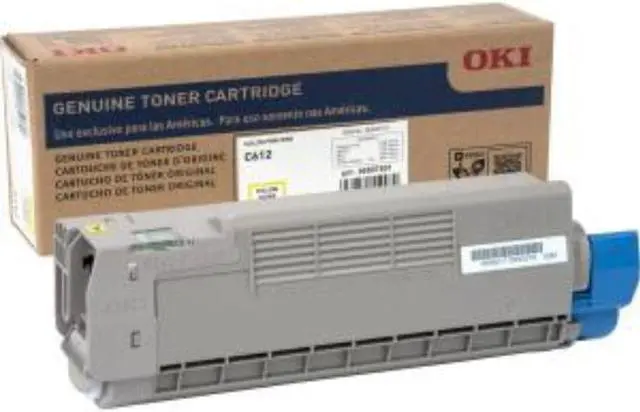 Alt view image 4 of 6 - Oki Original Toner Cartridge - Yellow - LED - 6000 Pages - 1 Each