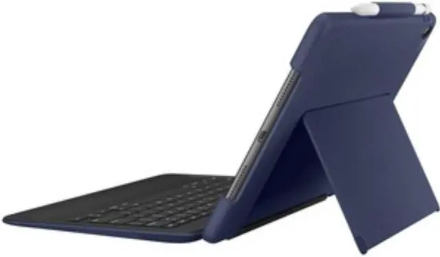 Alt view image 10 of 20 - Logitech Slim Combo Keyboard/Cover Case (Folio) for 10.5" Apple iPad Pro Tablet - Black - Spill - x