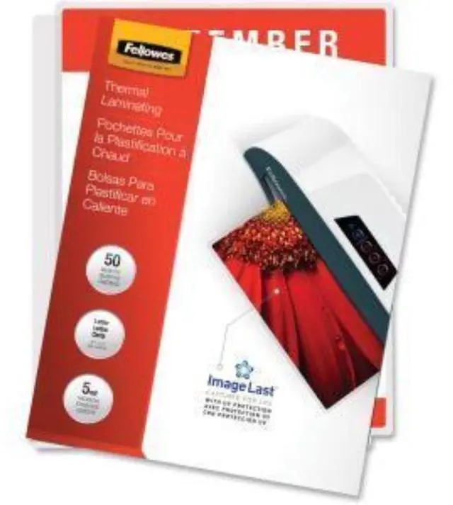 Alt view image 5 of 20 - FELLOWES 5204002 Fellowes 5204002 5mm letter-size laminating pouches 50 pk