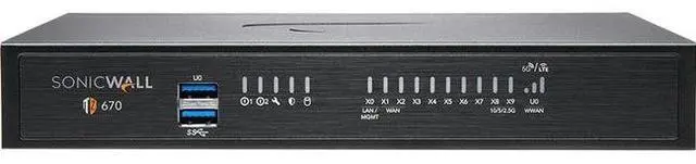 Main image of SonicWall TZ670 Firewall (Gen 7) w/ Total Secure (1-Year Essential Protection Service Suite) | 02-SSC-5640