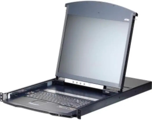 Alt view image 7 of 15 - ATEN 8-PORT 19 LCD IP CAT5 KVM