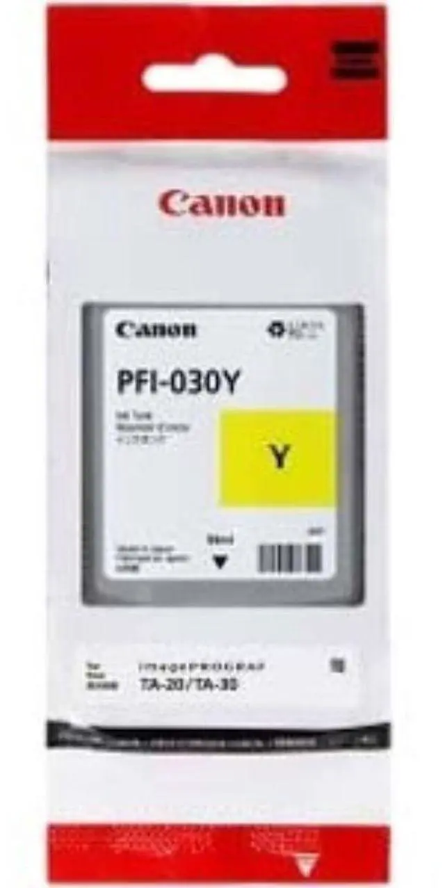 Alt view image 3 of 4 - Canon PFI-030 Pigment Yellow Ink Tank, 55ml #3492C001AA