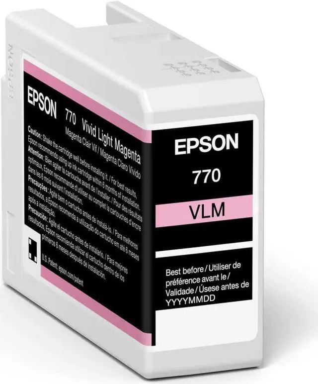 Main image of Epson UltraChrome PRO 770 Ink Cartridge Vivid Light Magenta T770620