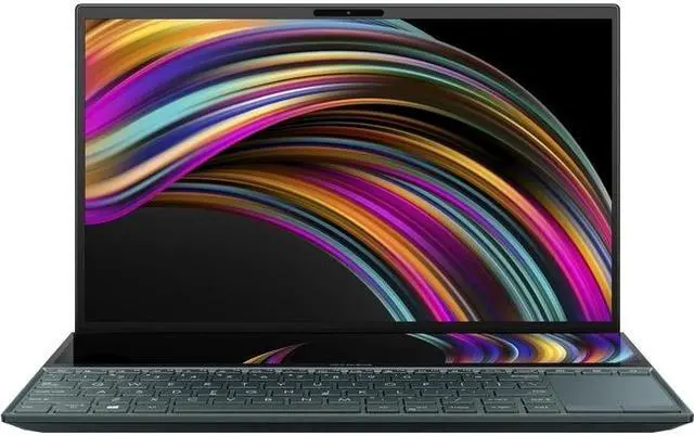 Alt view image 20 of 20 - ASUS ZenBook Duo UX481 14" FHD NanoEdge Bezel Touch, Intel Core i7-10510U, 8 GB RAM, 512 GB PCIe SSD, Innovative ScreenPad Plus, Windows 10 Home, UX481FA-DB71T, Celestial Blue