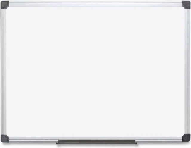Alt view image 3 of 10 - BVCMA0207170 Value Lacquered Steel Magnetic Dry Erase Board, 17 3/4 x 23 5/8, White, Aluminum