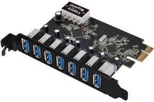 Alt view image 20 of 20 - SIIG LB-US0514-S1 Usb 3.0 7-Port Ext Pcie Host Adapter - Usb Adapter - Pcie 2.0 - Usb 3.0 X 7