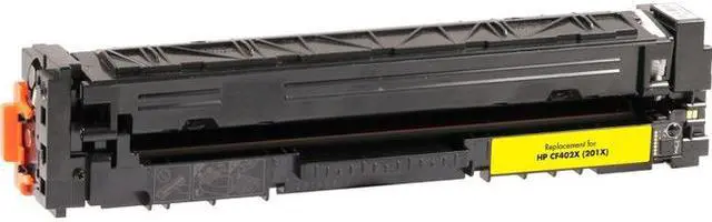 Alt view image 2 of 4 - Clover ufactured HP CF402X 201X High Yield Yellow Toner Cartridge 200921P