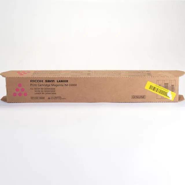 Main image of RICOH 842281 RICOH MAGENTA TONER FOR USE IN IMC4500 IMC6000 ESTIMATED YIELD 22,500 PAGES