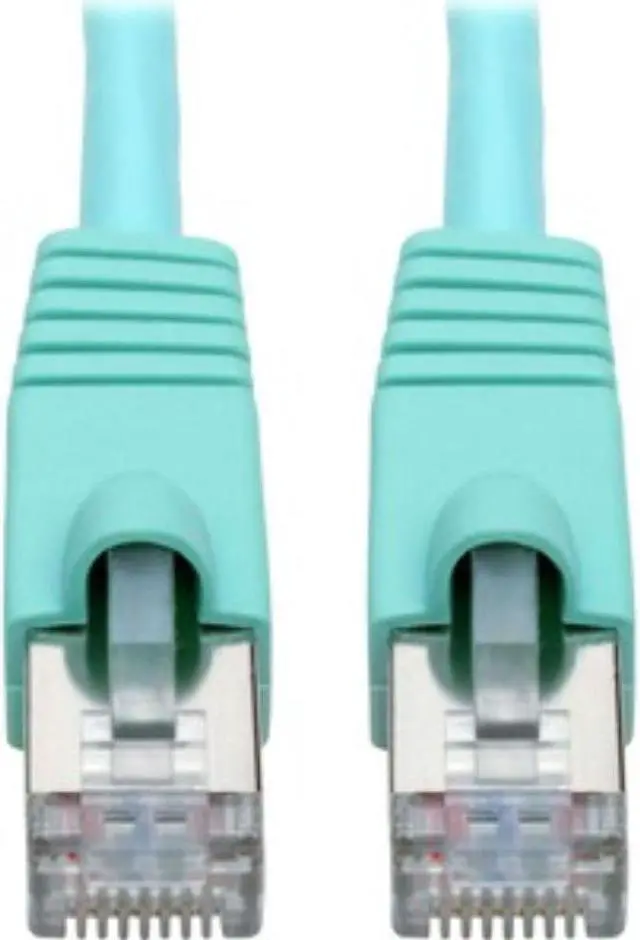 Alt view image 6 of 6 - TRIPP LITE N262-003-AQ CAT6A 10G-CERTIFIED SNAGLESS SHIELDED STP NETWORK PATCH CABLE (RJ45 M/M), POE, A