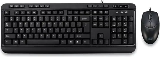 Main image of Adesso Akb-132Cb - Antimicrobial Multimedia Desktop Keyboard And Mouse