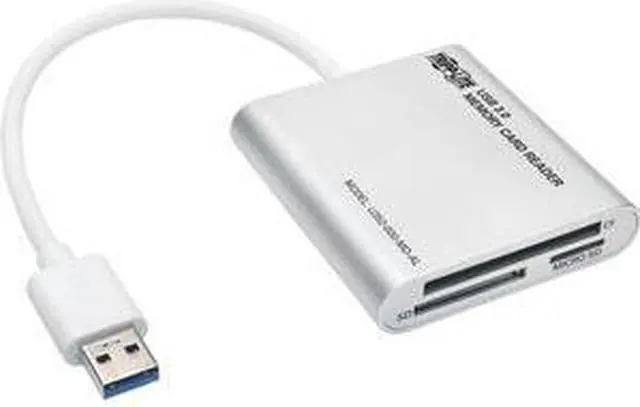Alt view image 20 of 20 - Tripp Lite U352-000-MD-AL USB 3.0 A (MALE) USB 3.0 SuperSpeed Multi-Drive Memory Card Reader/Writer, Aluminum Case