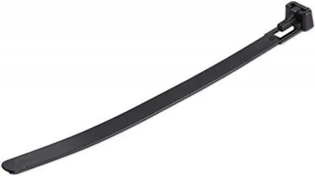 Main image of StarTech 6" Reusable Cable Ties Medium Network Cable Wraps Black 100pk