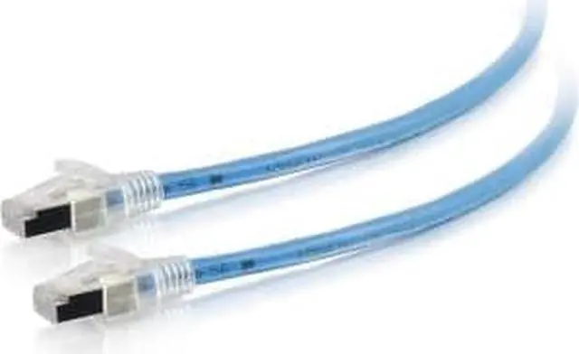Alt view image 12 of 12 - C2G 43172 HDBaseT Certified Cat6a Cable with Discontinuous Shielding, Plenum CMP-Rated, Blue (50 Feet, 15.24 Meters)