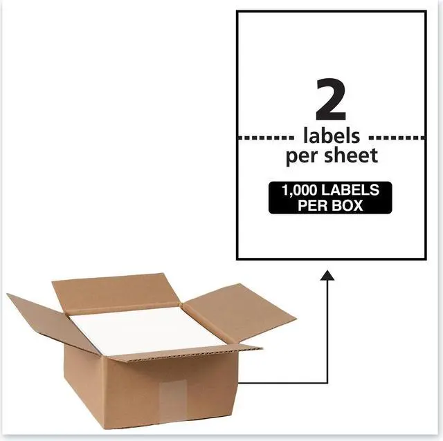 Alt view image 18 of 18 - Avery AVE95526 LABEL,MAIL,WTHRPRF,1000BX, COLOR: WHITE - 95526