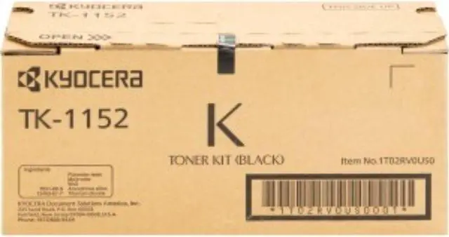 Alt view image 4 of 8 - Black Toner Cartridge for Kyocera TK-1152 ECOSYS M2635dw, Genuine Kyocera Brand