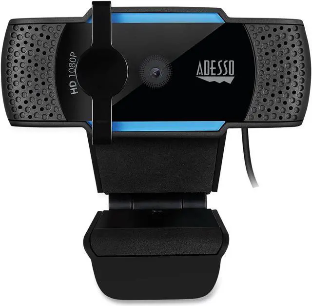 Alt view image 8 of 20 - Adesso CyberTrack H5 CyberTrack H5 1080p HD USB Auto Focus Webcam with Built-In Dual Microphone
