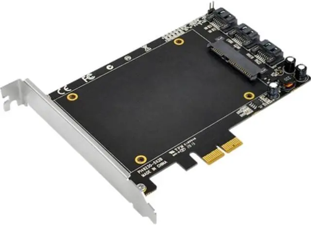 Alt view image 7 of 9 - SIIG SATA 6Gb/s 3i+1 SSD Hybrid PCIe