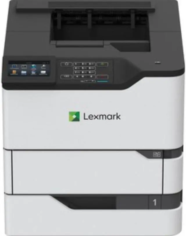 Alt view image 7 of 7 - Lexmark MS820e MS826de Laser Printer - Monochrome - 1200 x 1200 dpi Print - Plain Paper Print - Desktop