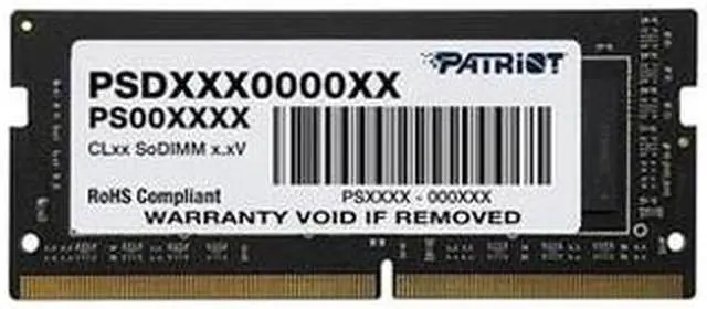 Alt view image 8 of 19 - Patriot Memory Signature 16GB DDR4 2666 (PC4 21300) CL19 1.2V 260-Pin SODIMM Memory Module - PSD416G266681S
