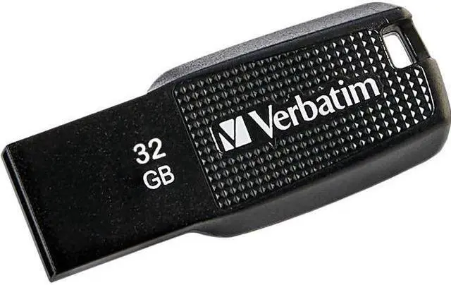 Main image of Verbatim 32GB Ergo USB 2.0 Flash Drive - Black 70876