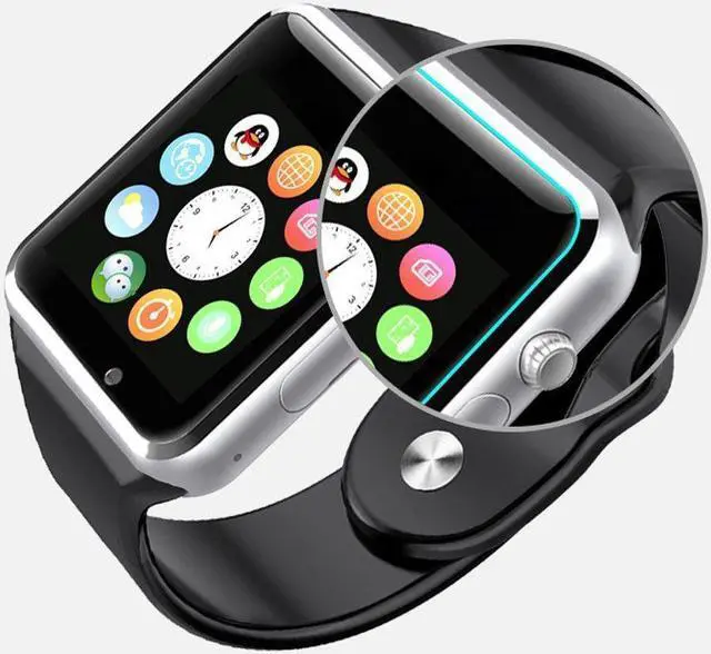 Alt view image 5 of 6 - Style Asia Touch Screen Bluetooth Enabled Smart Watch - Black Matte Finish