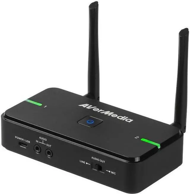 Alt view image 11 of 11 - AverMedia - AW315S - AVerMedia Wireless Microphone - Wireless