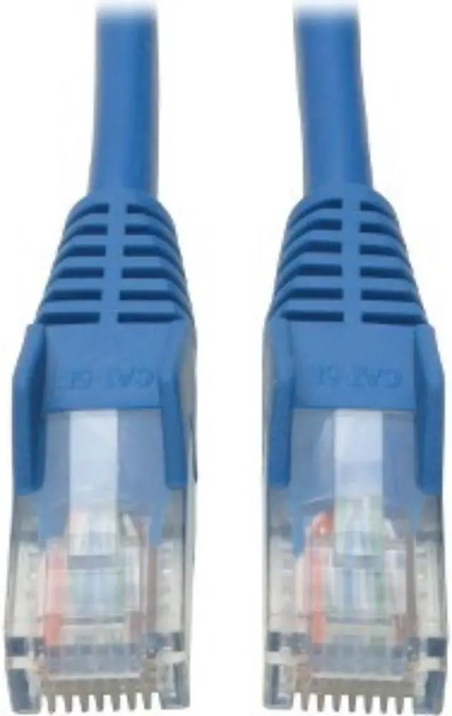 Alt view image 4 of 5 - Tripp Lite N001-035-BL Cat5E 350 Mhz Snagless Molded Utp Patch Cable (Rj45 M/M) , Blue, 35 Ft. - Patch Cable - Rj-45 (M) To Rj-45 (M) - 35 Ft - Utp - Cat 5E - Ieee 802.3Ab/Ieee 802.5 - Molded, Snagle