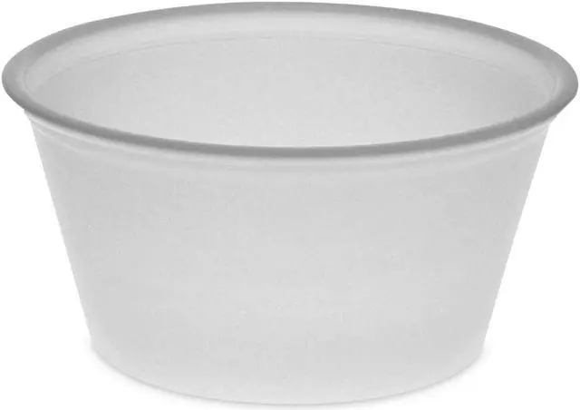 Alt view image 3 of 5 - Pactiv Plastic Soufflé/Portion Cups 2oz Translucent 200/Bag 12 Bags/Carton YS200