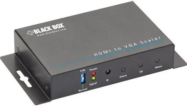 Alt view image 6 of 8 - Black Box AVSC-HDMI-VGA Hdmi-To-Vga Scaler & Converte R With Audio