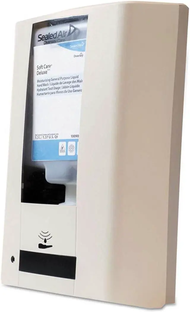 Main image of Diversey ntellicare Hybrid Dispenser for Soap/Sanitizer, 1200 mL/1300 mL, 13.38" x 13.38" x 12.24", White