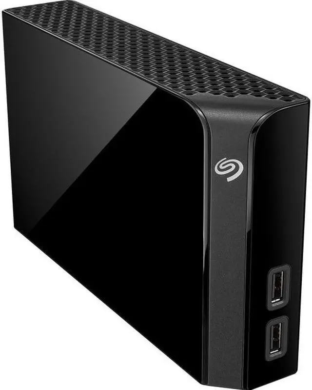 Alt view image 8 of 12 - Seagate Backup Plus Hub 14TB USB 3.0 Desktop External Hard Drive STEL14000400 Black