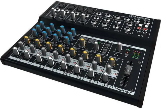 Alt view image 15 of 20 - Mackie Mix12FX 12-Channel Compact Mixer with Effects